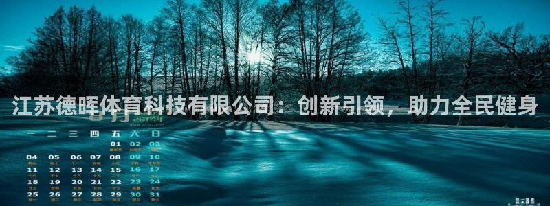 江苏德晖体育科技有限公司：创新引领，助力全民健身